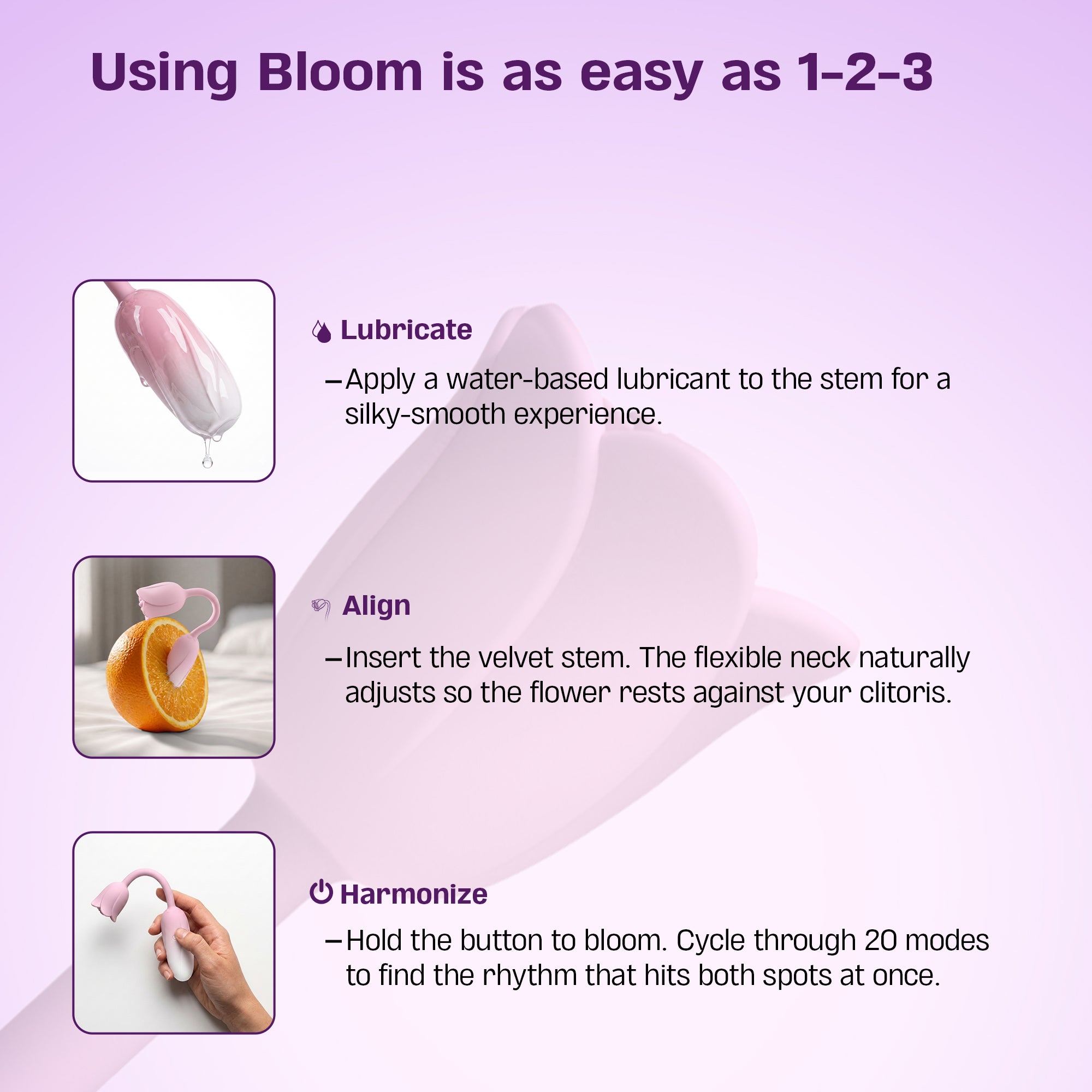 Bloom (Pink) Body Massager for Women